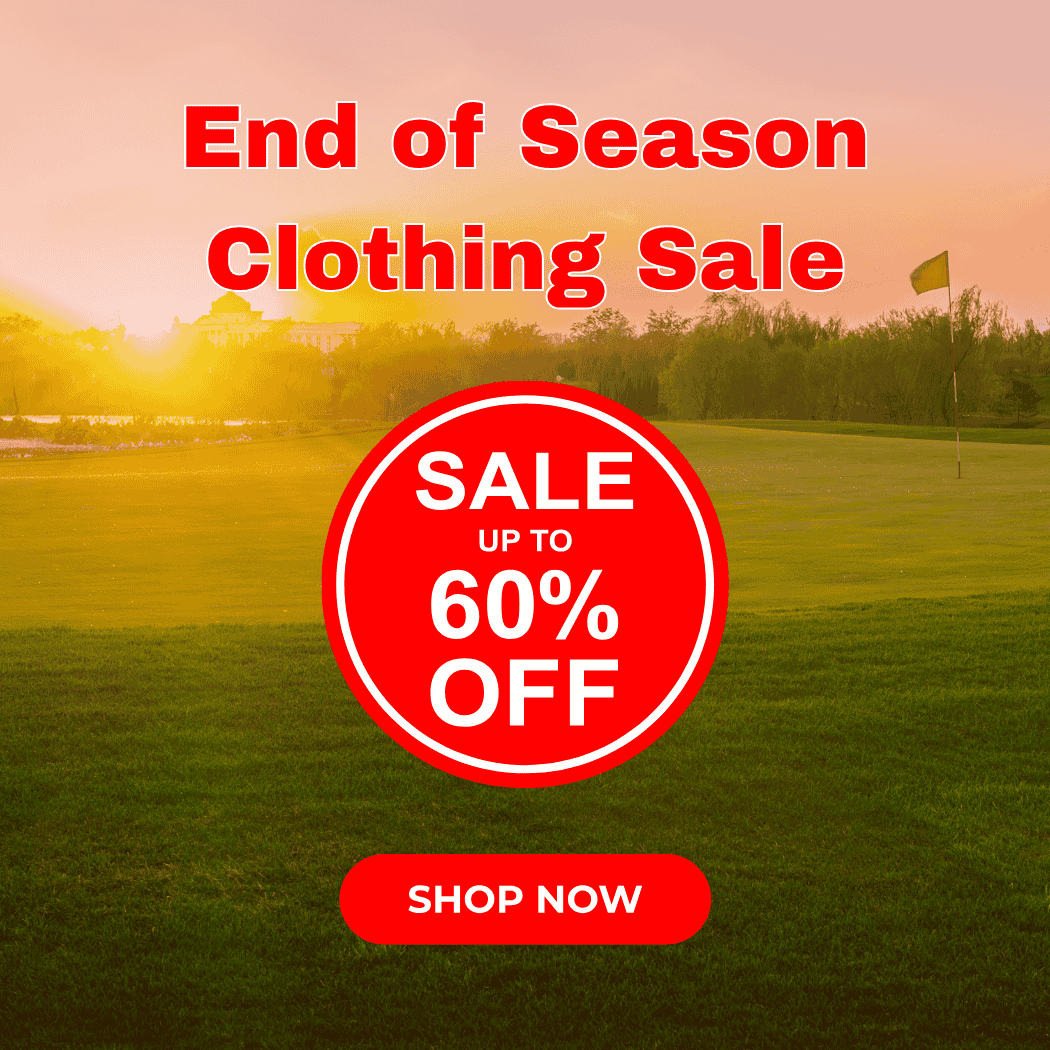 End of Season Golf Clothing Sale